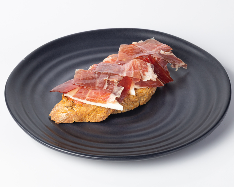 Tosta de jamón ibérico