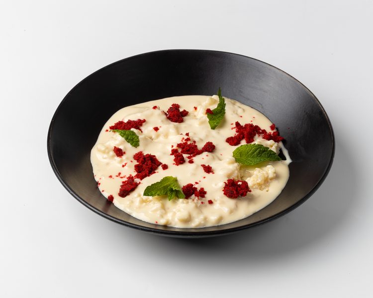 Arroz con leche meloso