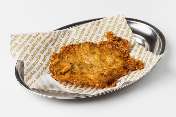 Tortilla de camarones