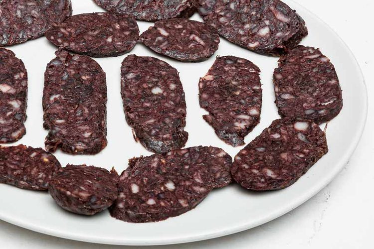 Black Pudding with Onion