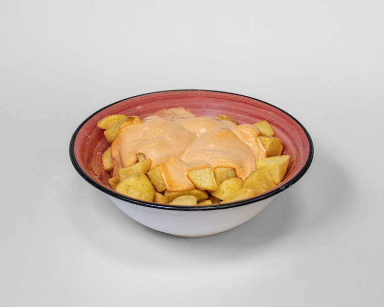 Fried Potatoes with Spicy Sauce